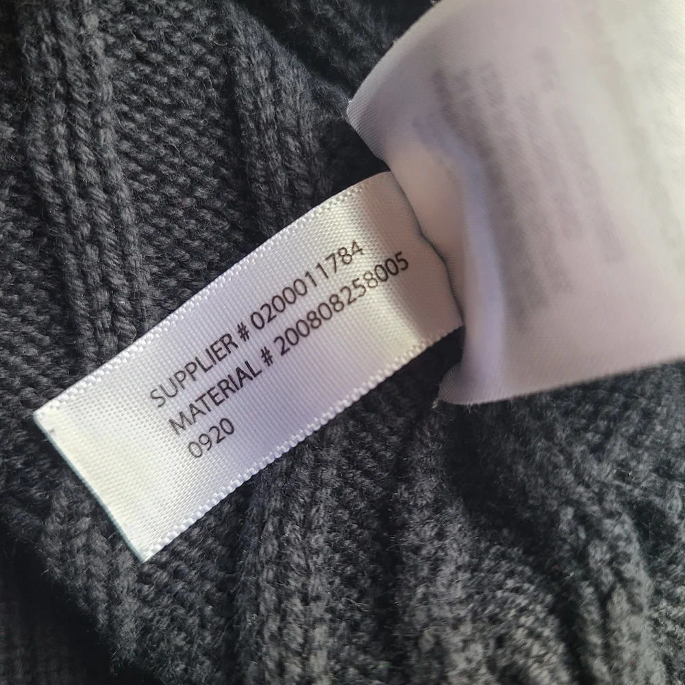 Ralph Lauren Buckle Sweater Womens Size L Cable Knit Preppy Equestrian READ FLAW - Picture 11 of 16